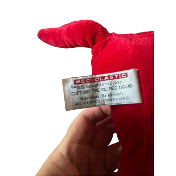 Scholastic Clifford the Red Big Dog Plushie Stuffed Animal Toy 11" - Picture 3 of 8